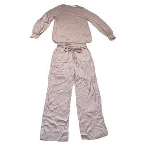 Anthropologie Velvet by Graham and Spencer Two Piece Blouse and Pants Set Sz‎ S